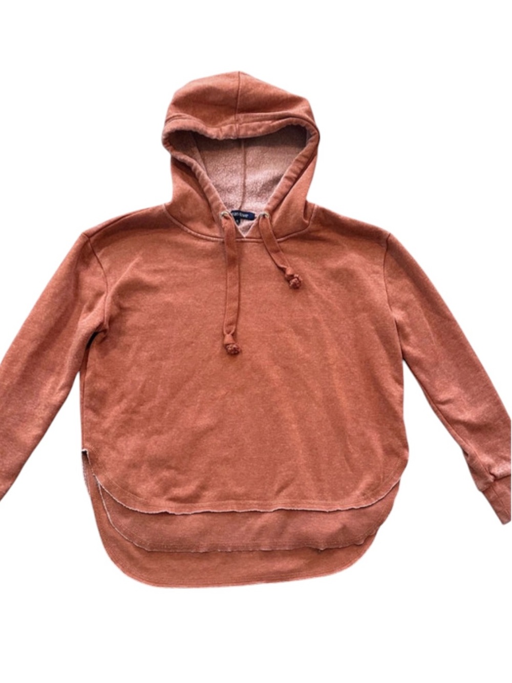 Ocean Drive cotton blend rust colored hoodie size Small